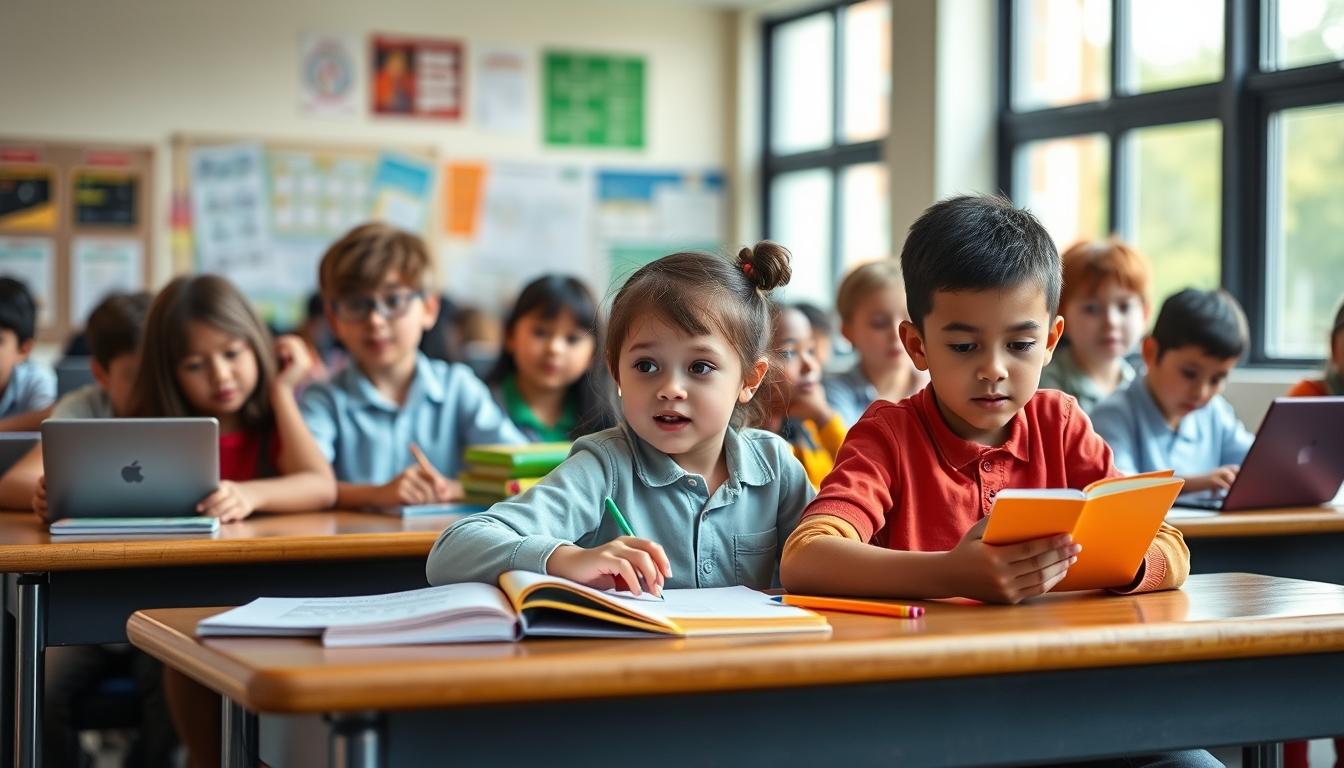 Structured study materials and learning resources on a desk